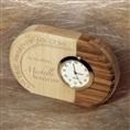 Bamboo Lyptus Wood Clock